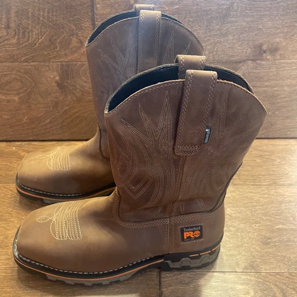 Pullon Worksafety Boots Mens 7w 
